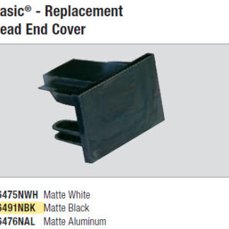 LIGHTOLIER 56491NBK BLACK DEAD END