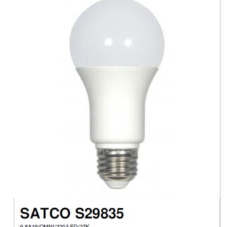 SATCO S29835 9.8A19/OMNI/220/LED/27K