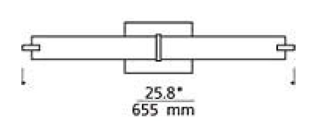 TECH 700BCMET-Y-S-LED METRO BATH LIGHT